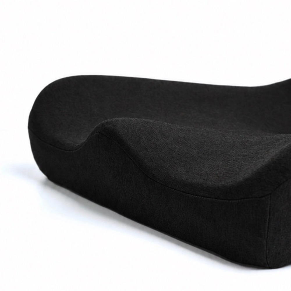 Cushion Lab Pressure Relief Seat Cushion Black Memory Foam Ergonomic New - Picture 3 of 5